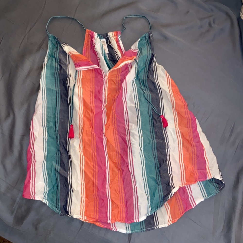 Gillian & O’Malley Sleepwear striped tank top